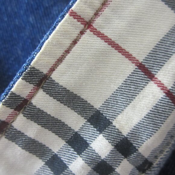 Burberry Blue Denim Bomber Jacket - Picture 4 of 14